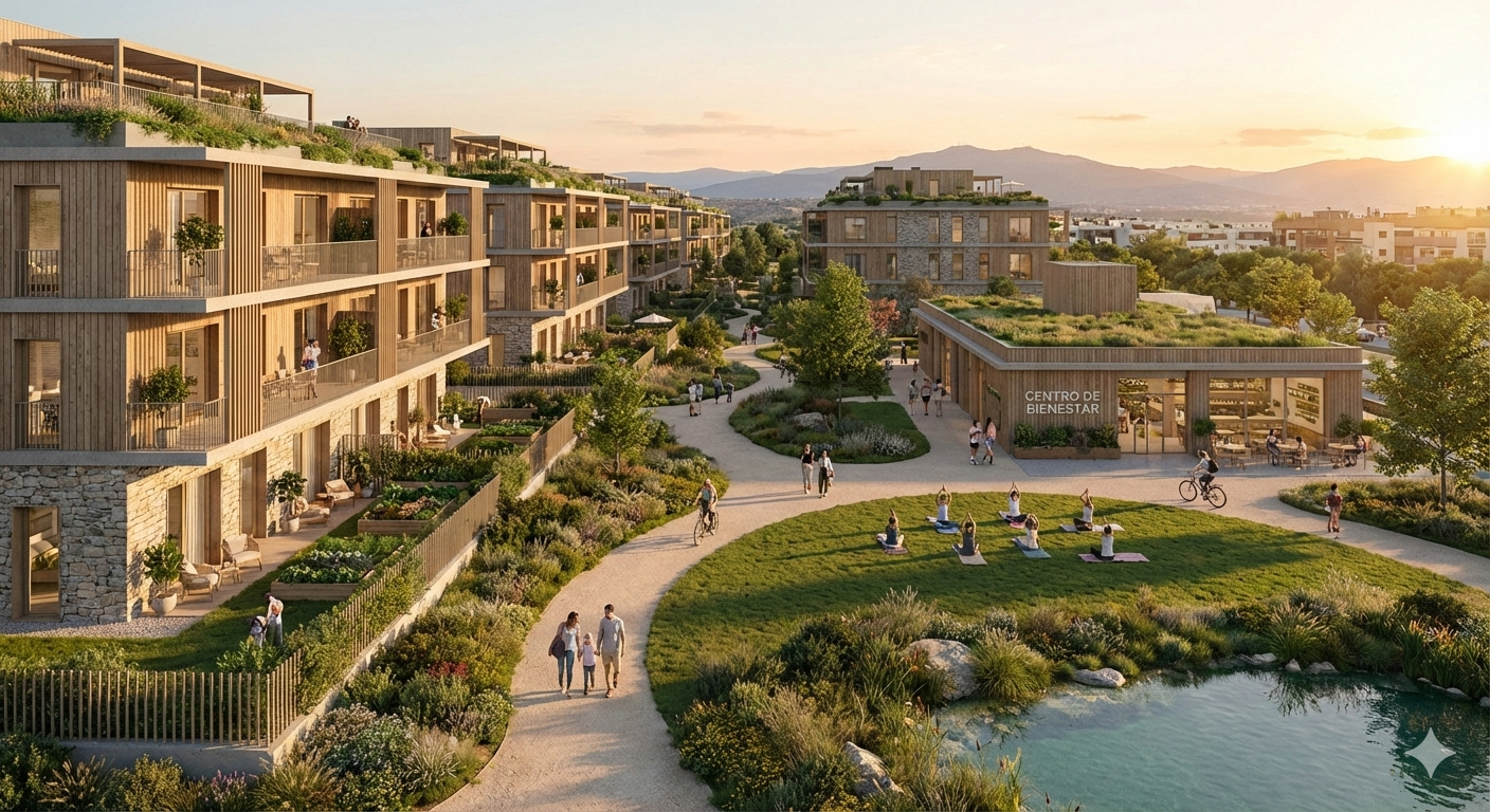 Arquitectura para el bienestar: Las nuevas tendencias en el diseño de urbanizaciones residenciales en Madrid